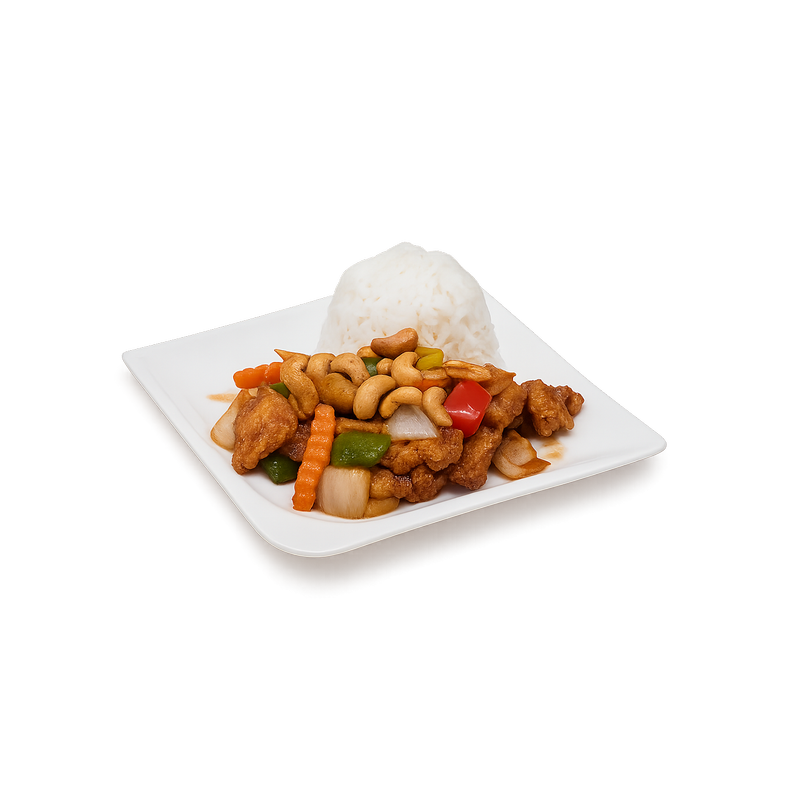 Cashew Wok Huhn