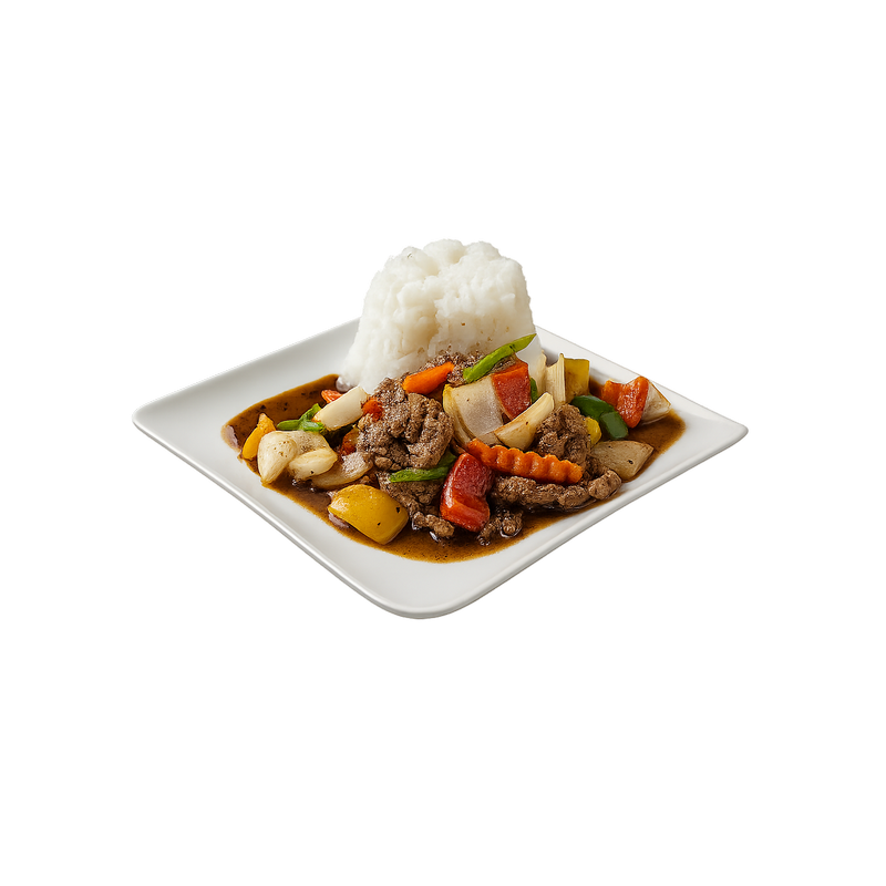 Schwarzer Pfeffer Wok