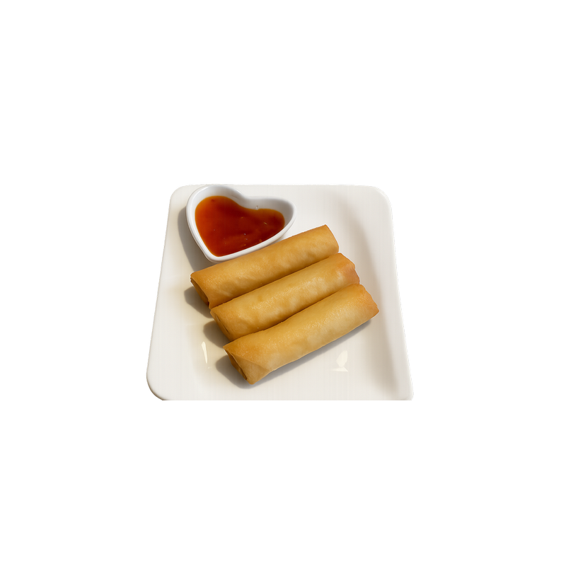 Knusprige Frühlingsrollen mit Dip